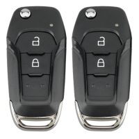 2X Car Smart Remote Key 2 Button 433Mhz Fit for Ford Ranger F150 2015 2016 2017 2018 Id49 Pcf7945P Eb3T-15K601-Ba