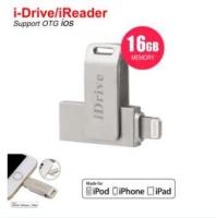 iDrive V2.10 16 GB แฟลชไดร์ฟสำหรับ iPhone iPad แบบหมุน ตัวเพิ่มความจุใหม่ล่าสุด