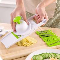 ชุดสไลด์ผักผลไม้ ชุดมีด มีด หั่นผักอเนกประสงค์ Multifunctional fruit vegetable slice nicer dicer slicers New Step Asia ชุดมีดหั่นผักอเนกประสงค์ ใช้งานง่าย