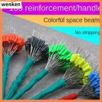 WENKEN 200pcs อุปกรณ์เสริมสายแท็กเกิล ตัวหยุดทุ่นตกปลา อุปกรณ์สำหรับตกปลา ลอยลอยได้ ถั่วยางมะกอก ของใหม่ เอสแอล ถั่วอวกาศ ทะเลสาบแม่น้ำทะเล