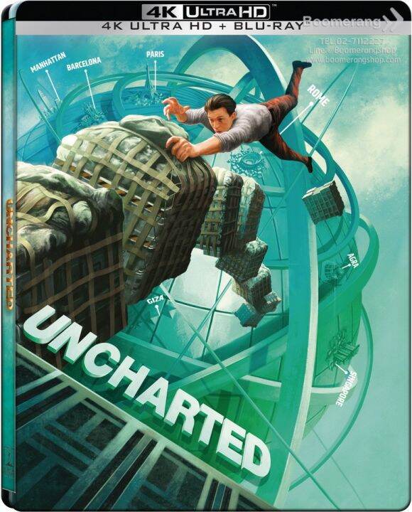 uncharted-ผจญภัยล่าขุมทรัพย์สุดขอบโลก-4k-blu-ray-steelbook-4k-bd-มีเสียงไทย-มีซับไทย-boomerang-หนังใหม่