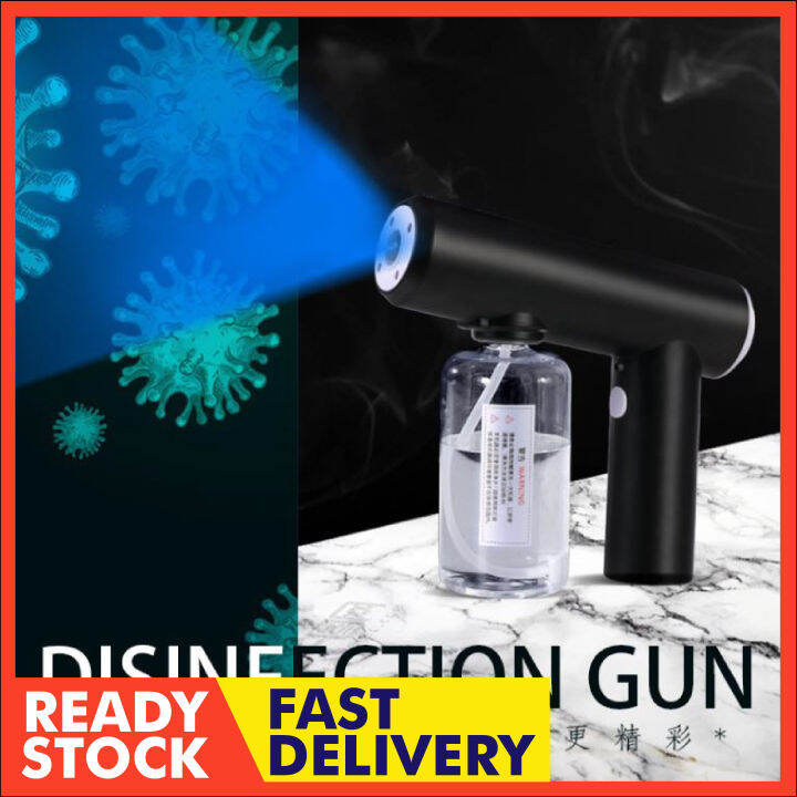 【Ready Stock】Handheld Wireless Fogging Machine Blue Light Nano Spray