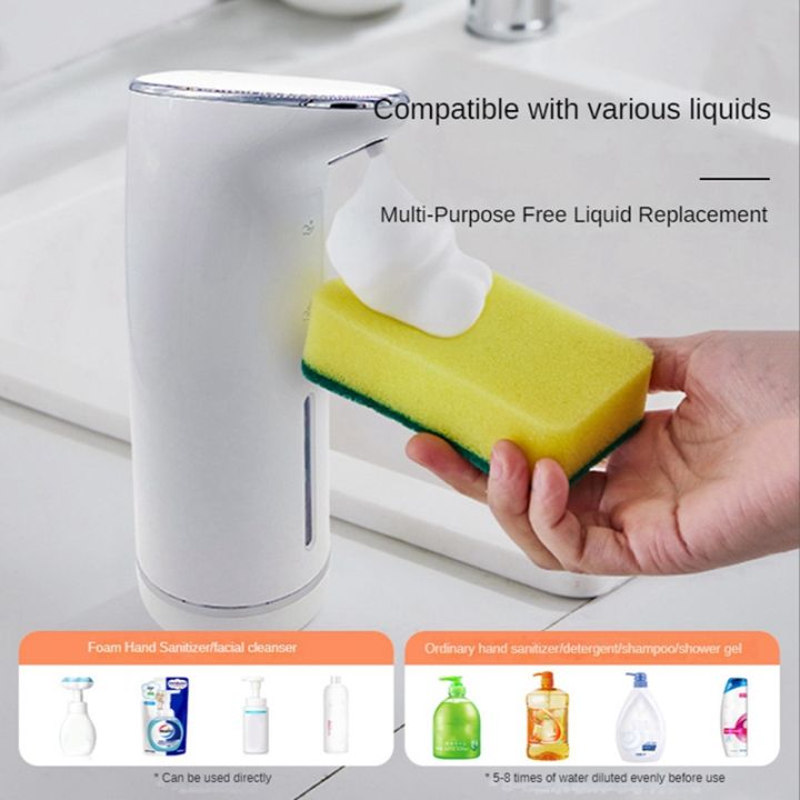 1set-automatic-foam-soap-dispensers-bathroom-smart-washing-hand-machine-with-distance-sensing-automatic-cleaning