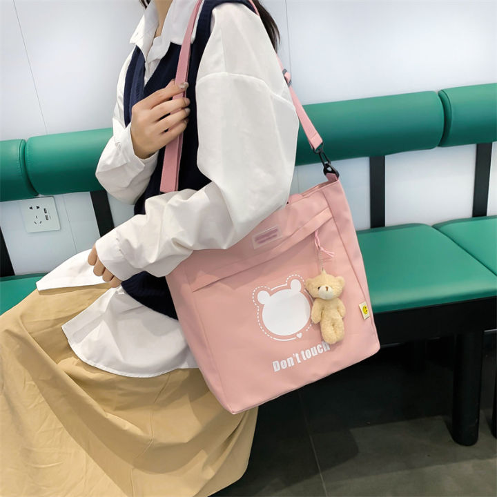 korean-ins-canvas-bag-artistic-partysu-crossbody-bag-female-in-stock-wholesale-ulzzang-shoulder-student-shoulder-bag