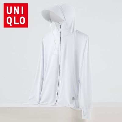 [ส่งของ]【ใหม่】Uniqlo เสื้อแจ็กเก็ต ป้องกันรังสียูวี ลายพราง ระบายอากาศ เหมาะกับฤดูร้อน สําหรับผู้หญิง 2023 Upf50
