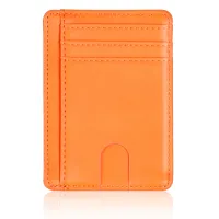 Ultra Slim RFID Blocking Minimalist Wallet Business Card Cover For Case Super Thin Men Leather Bank ID Credit Card Holde