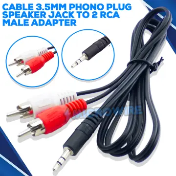 Shop 1.5m Cable 3.5mm Phono Plug Speaker with great discounts and