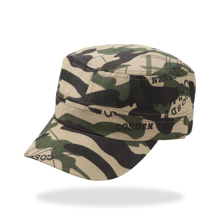 หมวกนักเรียนนายร้อยหมวกเบสบอลหมวกแก็ปลายทหารปรับ-fjsln7ได้ลายพรางคอมแบท