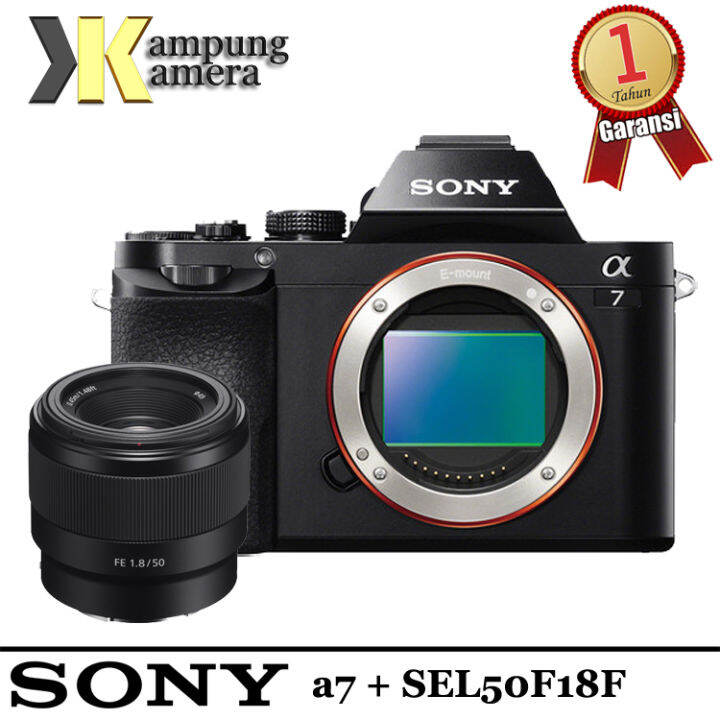 Sony Alpha a7 Mirrorless Digital Camera Garansi Sony Indonesia Lazada
