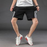 CODiy085671 【High quality】Cotton mens cropped pants Summer casual shorts  Mens thin summer loose pants beach pants Seluar berpakaian lelaki kapas Seluar pendek kasual Lelaki musim luruh nipis seluar longgar celana pantai 纯棉男士五分裤 休闲短裤 男薄款夏季宽松中裤 沙滩裤