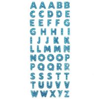 JERUSAL Glitter Self Adhesive Stickers Alphabet Letter Home Decals Decoration Wall