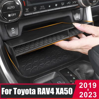 อะไหล่ถาดที่ถือคอนโซลสำหรับรถโตโยต้า RAV4 RAV 4 2019 - 2021 2022 2023กล่องเก็บของอเนกประสงค์สำหรับรถยนต์