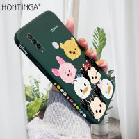 Hontinga เคสสำหรับ OPPO A31 2020,เคสยางขอบซิลิโคนนิ่มทรงสี่เหลี่ยมลายการ์ตูนมิกกี้มินนี่เมาส์ฝาหลังสำหรับเด็กผู้หญิง