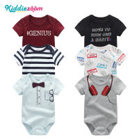 Kiddiezoom 3 ชิ้น Romper ทารกแรกเกิดเสื้อผ้าบอดี้สูทชุดเด็กแรกเกิด