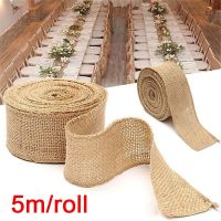 【hot】！ Jute Burlap Roll for Rustic Wedding Birthday Decoration Wrapping Hessian Tape