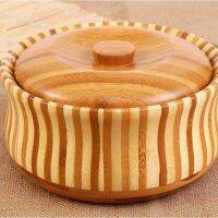 Natural 2021New Wooden Bowl Zebra Pattern whith Lid Primitive Handmade Beer Rice Water Househould Eco-Friendly Milk Tea Noodles