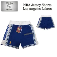Los Angeles Lakers Basketball Blue Just Don Shorts Jean - Rare