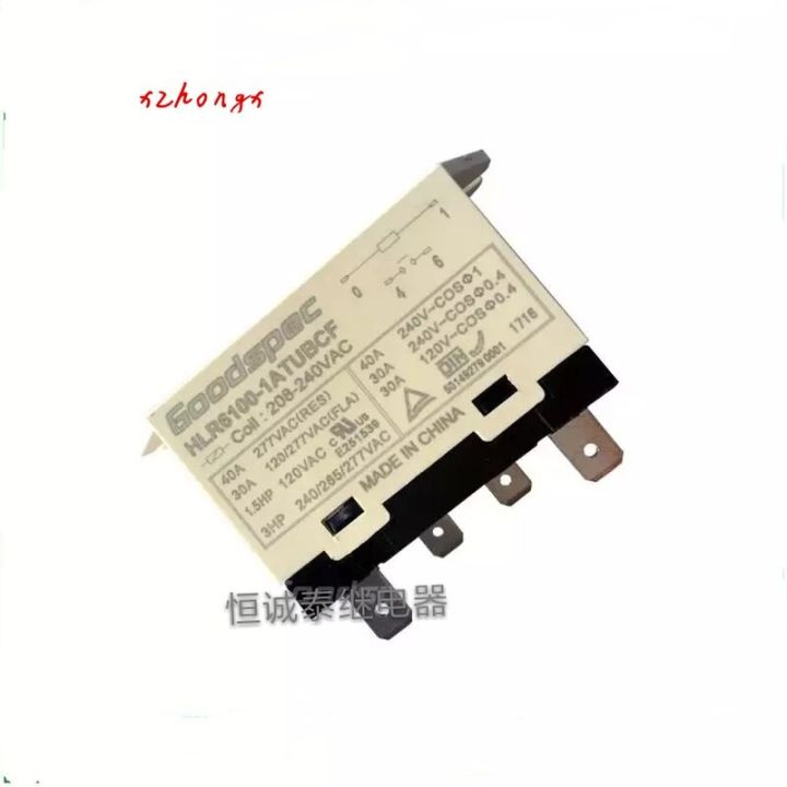 New Product HLR6100-1ATUBCF-AC208/240 New Relay 40A Set Of Normally Open 4 Plugs