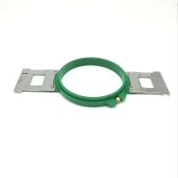 ][[ Popular Green Frame 150Mm Round Shape Total Length 355Mm Cap Embroidery Machine Spare Parts For Tajima Tubular Hoop