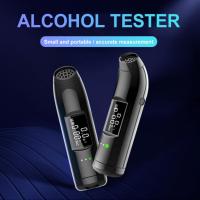 Car Alcohol Tester Handheld High-precision Digital Display Rechargeable Portable Meter Blowing Alcohol Detector Breathalyzer