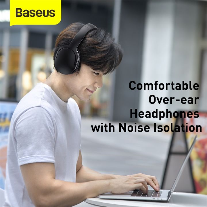 baseus-หูฟัง-d02-pro-หูฟังไร้สายบลูทูธ5-0หูฟังพับได้หูฟังสำหรับ-iphone-บลูทูธสำหรับเล่นเกมหูฟังสปอร์ต