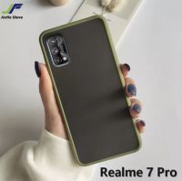 [ส่งจากไทย] เคสกันกระแทก Case Realme 7Pro ปุ่มสีผิวด้าน ขอบนิ่มหลังแข็ง เคสโทรศัพท์ เรียวม