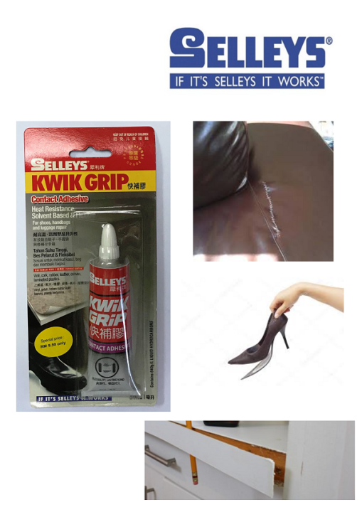 SELLEYS Kwik Grip Contact Adhesive 50ml Lazada