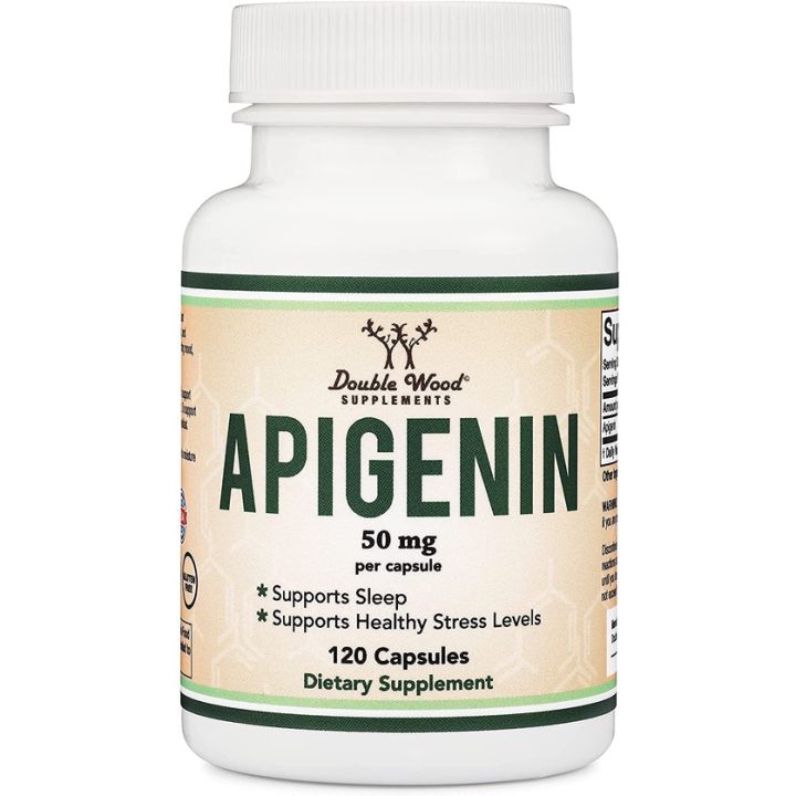 Double Wood Apigenin 50 mg 120 caps