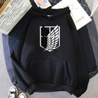 Attack on Titan Hoodies Unisex Male Female Print Shingeki No Kyojin Anime Clothes Loose Casual Streetwears Link Aesthetic Korean