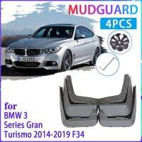 แผ่นบังโคลนรถยนต์สำหรับ BMW 3 Series แกรนทัวริสโม GT 2014 ~ 2019 F34 2015 2016การ์ดที่กันโคลนติดรถยนต์ที่ปัดโคลนแผ่นบังโคลนรถตกแต่งรถยนต์