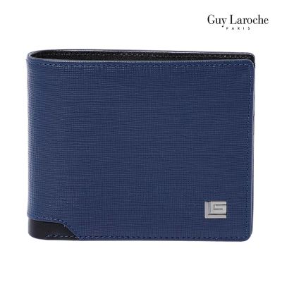 Guy Laroche กระเป๋าสตางค์พับสั้น รุ่น MGW0151 - สีน้ำเงิน