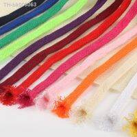 ▼ Cotton Rope 10mm Hollow Flat Twisted Cord Multicolor Woven String Waist Rope Handmade Home Craft DIY Pants Shoe Cap Decor 5M