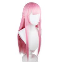 Anime 80cm Ram or Rem Cosplay Wigs Re:life in a Different World from Zero Pink Blue Long Straight Synthetic Hair Wigs for Adult