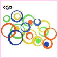 CCVG สติกเกอร์ผนังพื้นหลังทีวีติดศิลปะผนังแบบถอดได้3D วงกลมรูปลอกจิตรกรรมฝาผนังทรงกลม5ชิ้น/ชุด