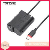 Topcine EN-EL15แบตเตอรี่เลียนแบบพร้อม USB-C(Type-C) สปริงพาวเวอร์สายอะแดปเตอร์ EP-5B ต่อ DC สำหรับ Nikon Z5 Z6 Z7 D850 D810 D800 D780 D750 D7200กล้อง D7500