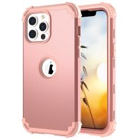 ▩❁ for iPhone 13 Pro Case 3-in-1 Hybrid Soft Silicone Rubber Hard PC Heavy Duty Shockproof Rugged Anti-Slip Bumper Protective Case