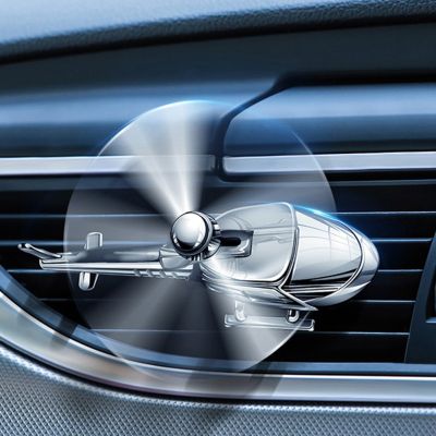 【DT】  hotCar Air Freshener Mini Helicopter Rotating Aromatherapy Purifie Odors Car Perfume Essential Oil Diffuser for Car Office Home Use