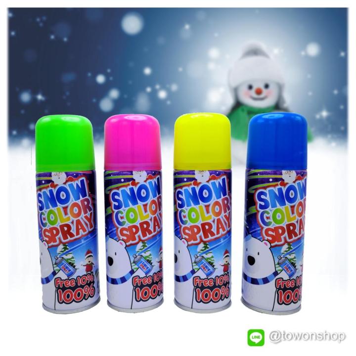 snow-spray-สเปรย์หิมะ-พ่นกระจก-ตกแต่ง-ต้นคริสต์มาส-งานปาร์ตี้-งานเปิดตัวสินค้า-window-display-decoration