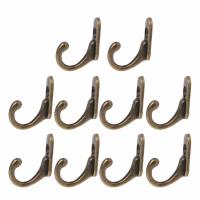 ™✧™ 10 Pcs Zinc Alloy Hat Hanger Vintage Towel Coat Wall Hooks Heavy Duty Robe Holder Small Entryway Hooks With Screws