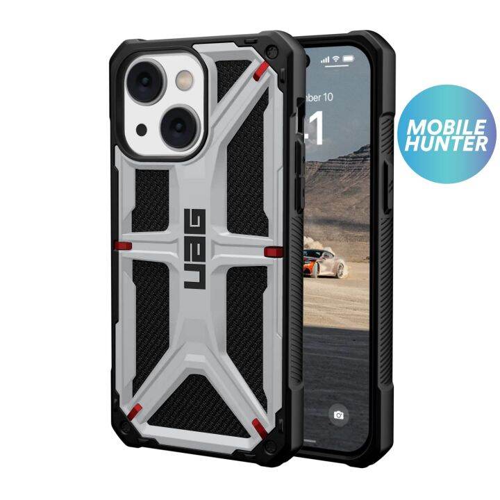 iPhone 15 UAG Monarch Series Shockproof Case (Silver) (Kevlar) Lazada PH