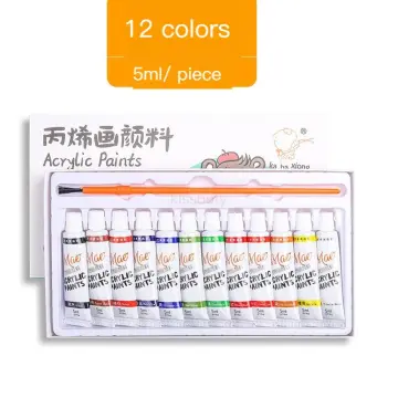 Art Acrylic Paint 12 Colors Acrylic Paints For Adults No Fading