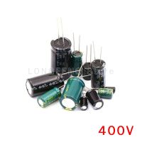 1PCS 400V10uF 400V15uF 400V22uF 400V33uF 400V39uF 39UF 33UF 22UF 15UF 10UF 400V Plug-in Aluminum Electrolytic Capacitor Electrical Circuitry Parts