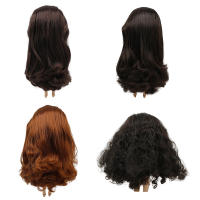 ICY Blyth Doll Wig Hair RBL scalp and dome Dark brown long hair for custom doll DIY accessory