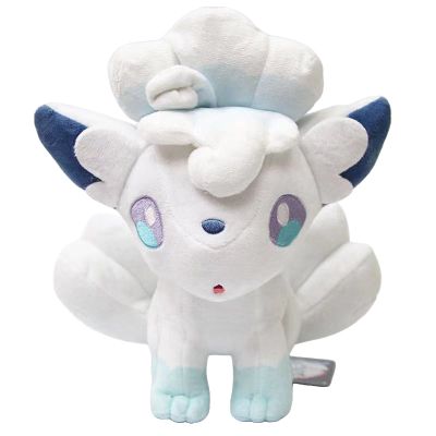 ตุ๊กตาตุ๊กตาผ้ากำมะหยี่อโลลาน้ำแข็ง Vulpix Boneka Mainan โปเกมอนคาวาอิจิ้งจอกขาวของขวัญคริสต์มาส