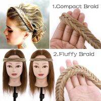 【YF】 Benehair Synthetic Fluffy Plaited Headband Braids Hair Accessories Hairpiece With Adjustable