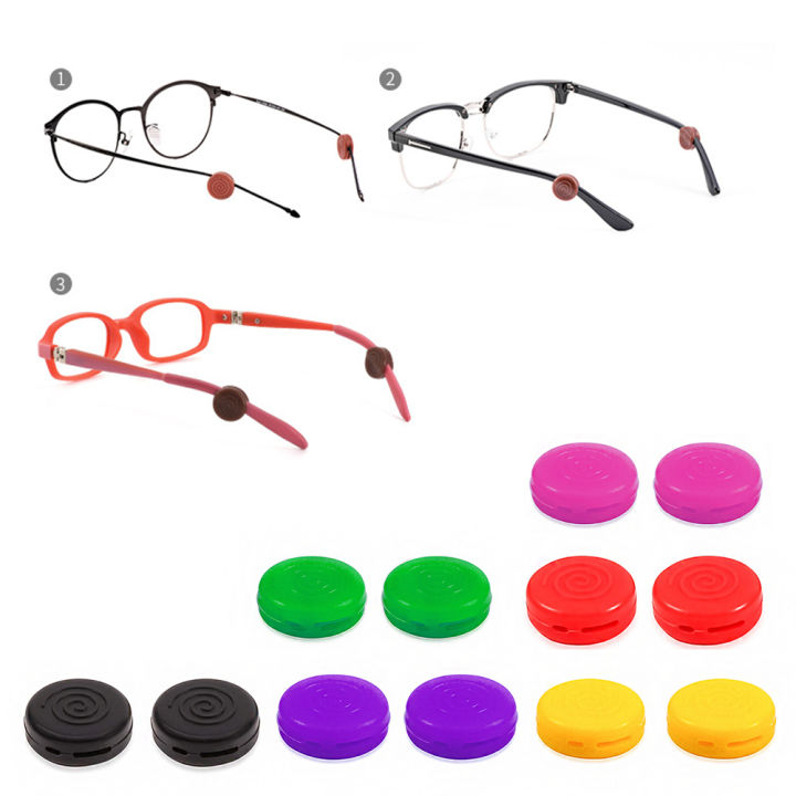 1คู่แว่นตา-anti-skid-อุปกรณ์แว่นตา-non-slip-อุปกรณ์เสริมแว่นตา-anti-skid-หัวเข็มขัดรอบแว่นตา-non-slip-buckle