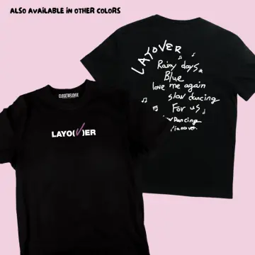 BTS V Taehyung Album Layover Rainy Days Music Player T-shirt