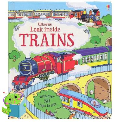 Be Yourself &gt;&gt;&gt; หนังสือความรู้ทั่วไปภาษาอังกฤษ Look inside Trains (Board book)