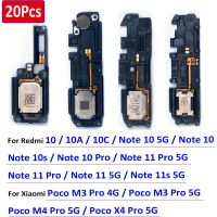 20ชิ้นลำโพงเหมาะสำหรับ Xiaomi Poco M3 M4 Pro 4G 5G Redmi 10A 10C Note 10 11 Pro 10S 11S 11S 11S 11S ลำโพงกริ่งสำหรับทดแทน