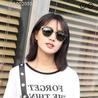 ♗☇ HARKO Fashion UV400 Sunglasses Women Brand Designer Metal Reflective Sun Glasses Mirror Oculos De Sol Vintage Black Steampunk